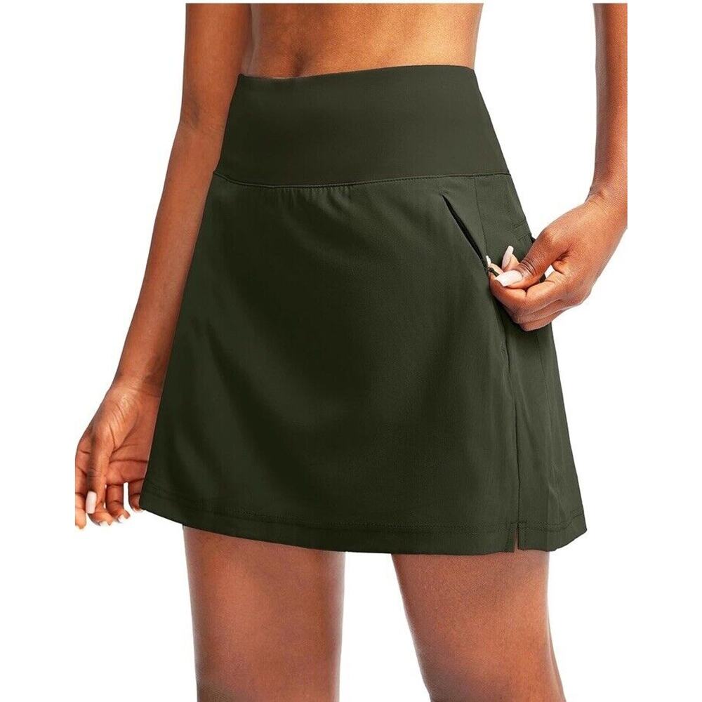 G Gradual Golf Skorts Skirts Women with Pockets Olive Green Size XS Mesh Shorts